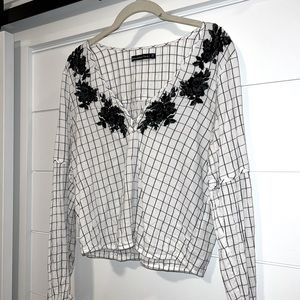 Abercrombie & Fitch Embroidered top